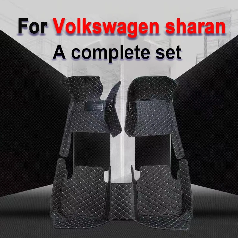 

Car floor mats for Volkswagen sharan Seven seats 2012 2013 2014 2015 2016 2017 2018 2019 Custom auto foot Pads automobile