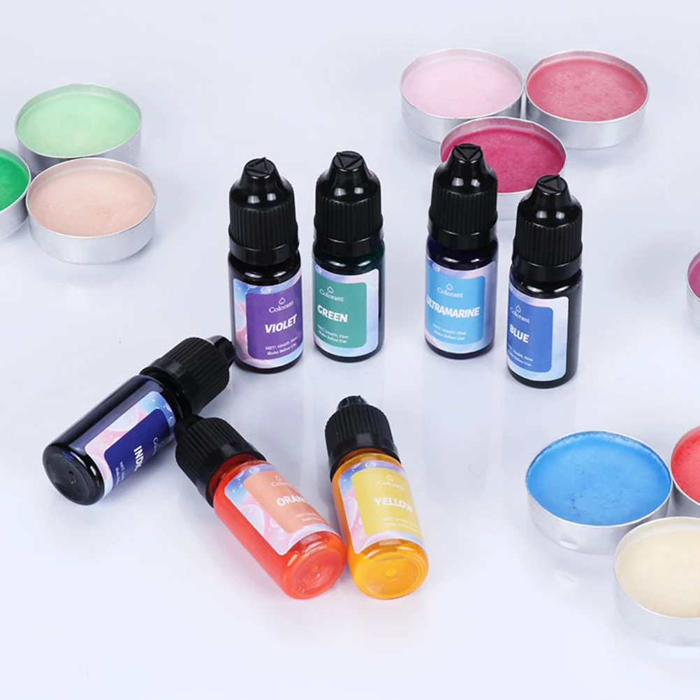 10ml DIY Manual Soap Colorant Tool Handmade Soap Dye Pigments Safe and Non-toxic Base Color Liquid Pigment soap dye pigments