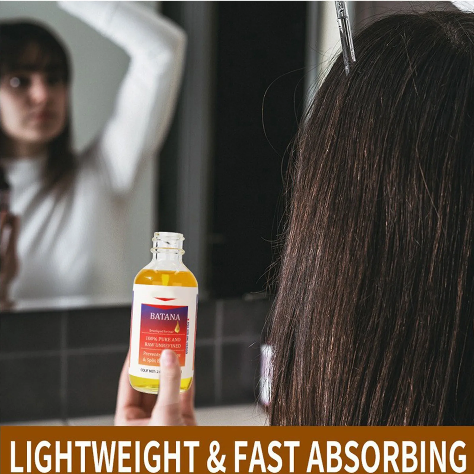 60ml Hair Care Essential Oil Nourishing And Dense Hair Care Natural Moisturizer Lightweight Texture For Various Types