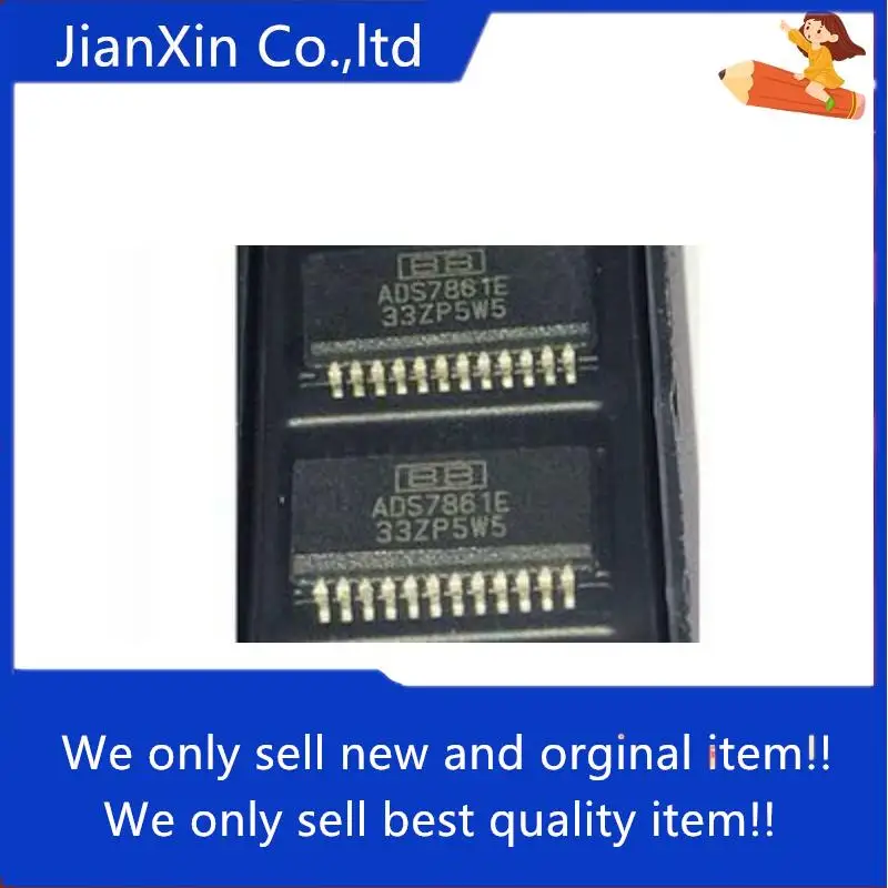 

10pcs 100% orginal new ADS7861E SMD SSOP-24 4-Input 12-Bit Analog-to-Digital Converter