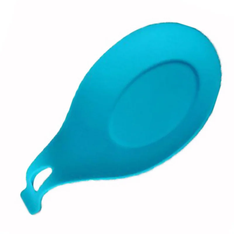 Silicone Insulation Spoon Shelf Heat Resistant Placemat Drink Glass Coaster Tray Spoon Pad Eat Mat Pot Holder Kitchen Tool