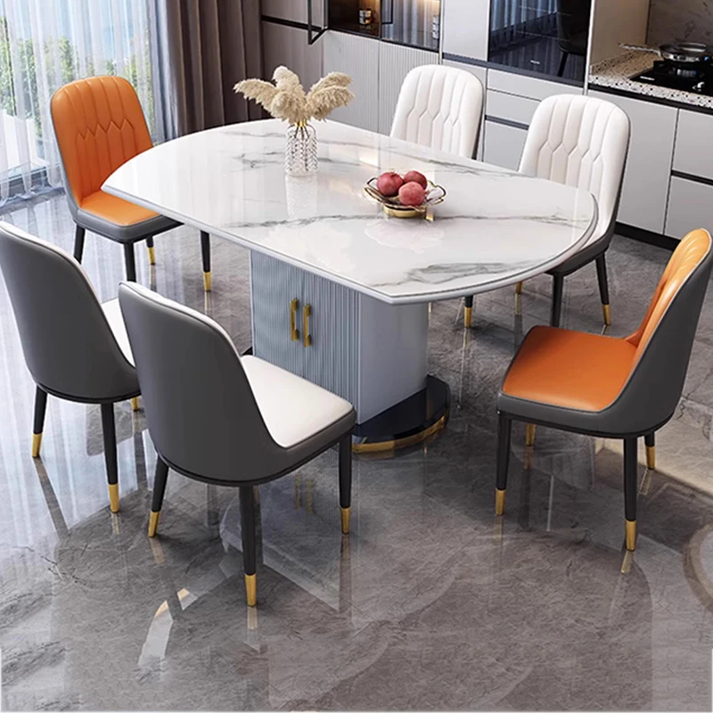 

Accent Living Room Dining Room Sets Mobile Coffee Nordic Dining Table Set Armchair Mesas De Restaurante Salon Furniture DWH1