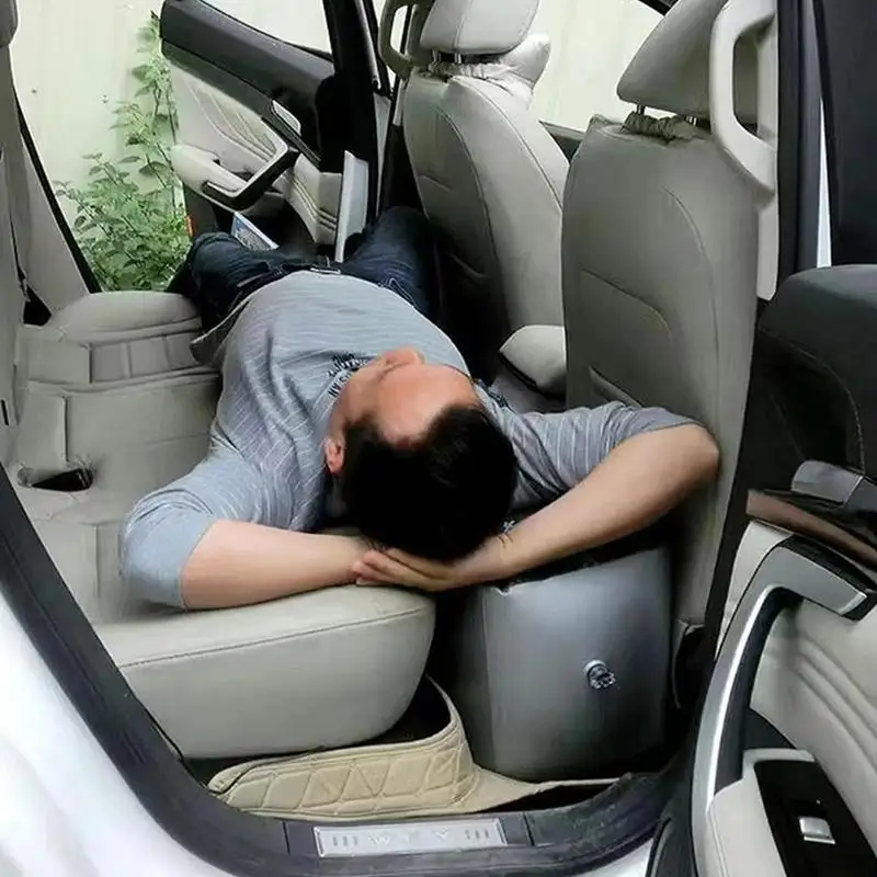 Car Travel Inflatable Mattress Air Bed Rear Clearance Pad Gap Padding Leakproof Car Inflatable Cushion Traveling Accessories