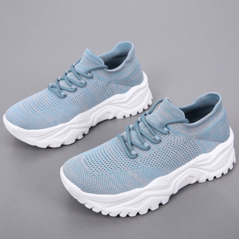 Spring MD sole low cut mesh breathable socks shoes, ultra light sports running shoes, casual shoes