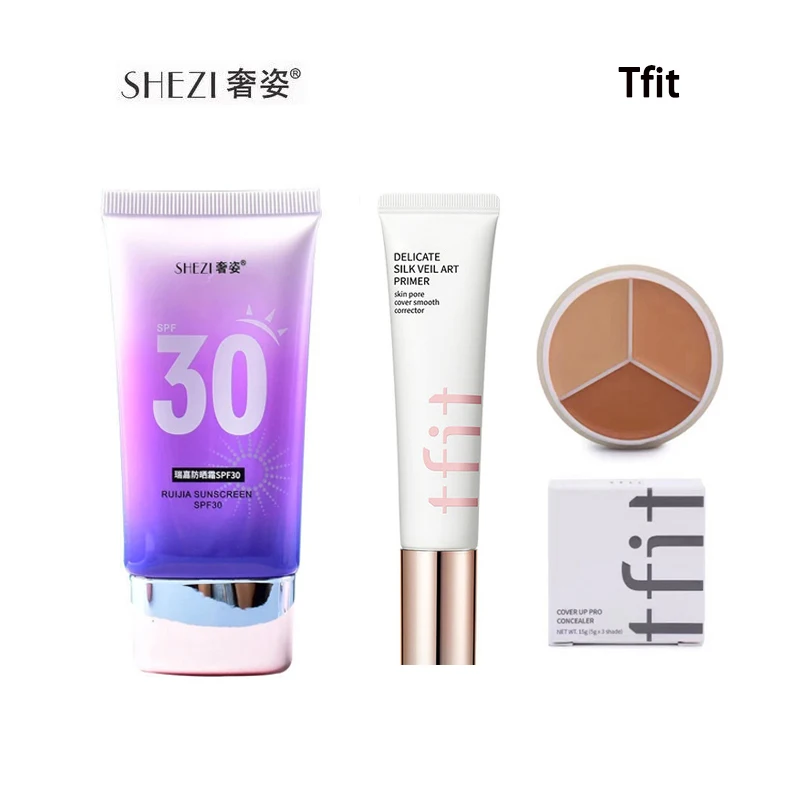 TFITMakeupBaseFacePrimerwithSheziFaceBodySunscreenWhitening