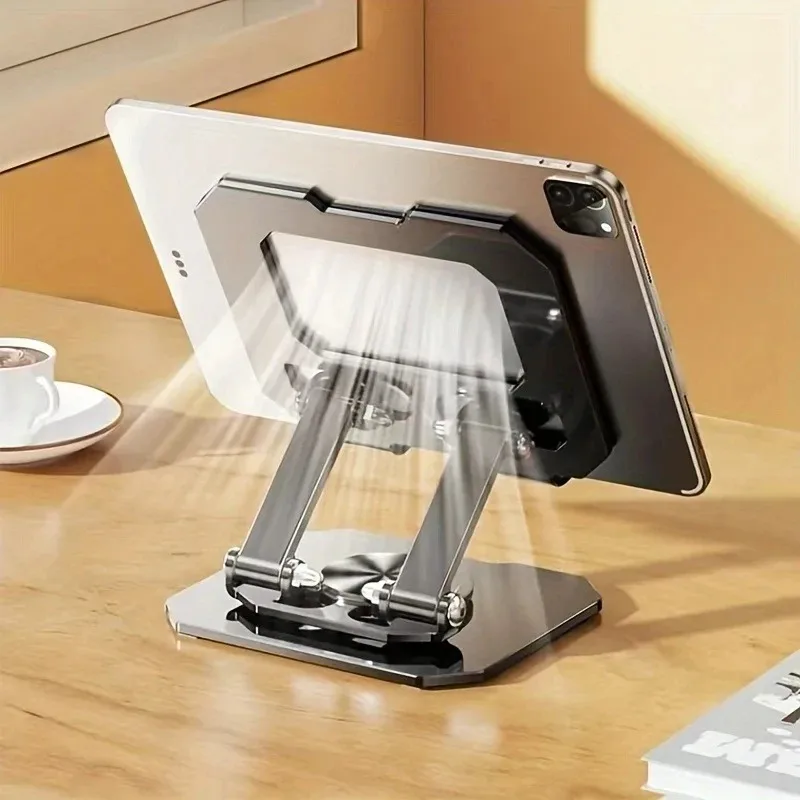 360° Rotatable Tablet Stand Adjustable Foldable Desktop Holder for IPad thumbnail 4