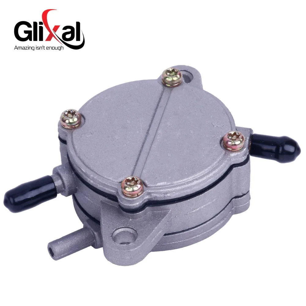 fuel petcock valve motorcycle fuel pump Glixal Gas Vacuum Fuel Pump Valve Petcock Switch for GY6 125cc 150cc Moped Scooter ATV Go-Kart