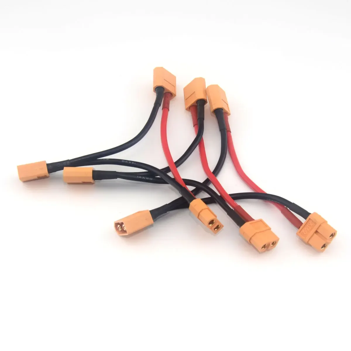 

3Pcs XT60 Series connection Female Male Plug Series Battery Pack Connector Adapter Cable For Rc Helicopter Quadcopter Drone