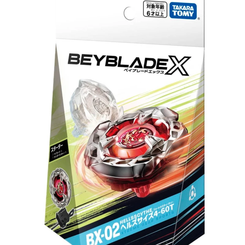 

Takara Tomy BAKUTEN SHOOT BEYBLADE X BX02 Hellsscythe 4-60T сбалансированный передатчик набор украшений детские подарки
