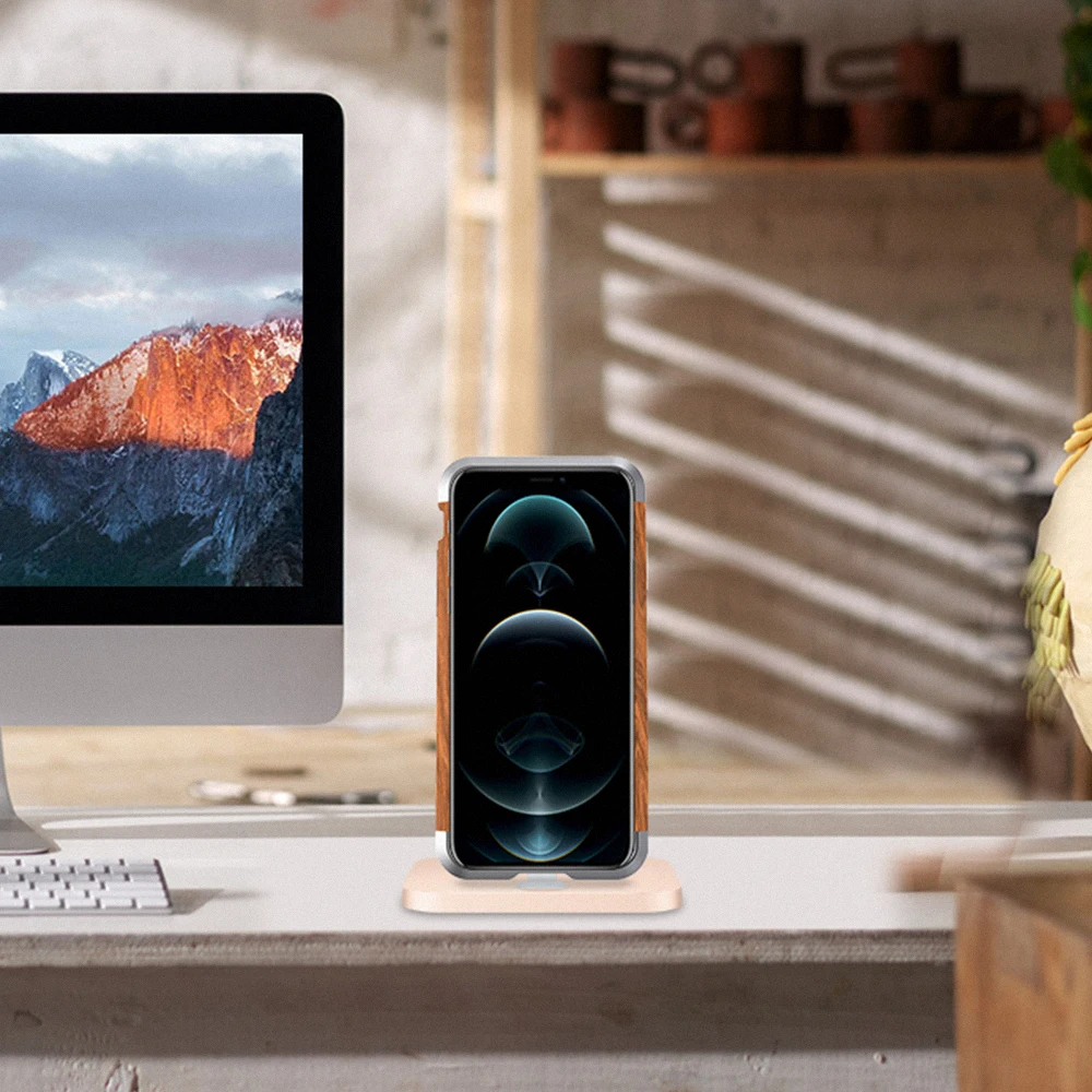 Wood Carbon Frame Metal Case For iPhone 15 14 Pro MAX 13 Pro 12 11 14 Plus Aluminum Bumper Shockproof Armor Phone Cover Coque