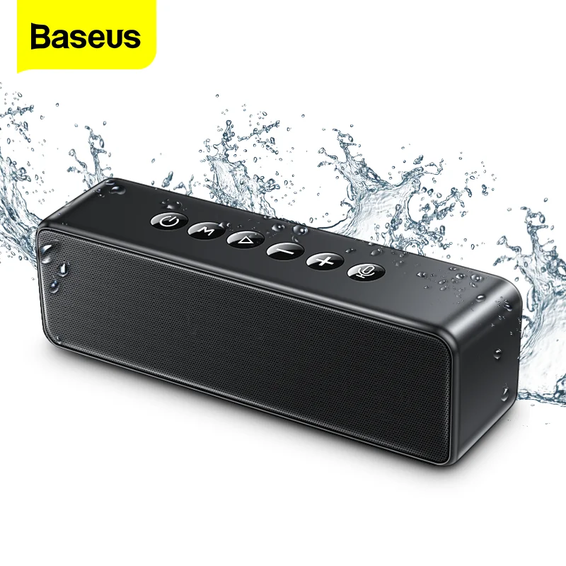 Baseus Bluetooth Speaker Wireless Soundbar Portable Waterproof Outdoor Stereo Sound Box 20W Audio Output Dual Speakers Bar |