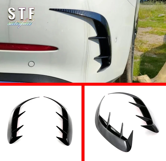 

ABS Rear Fog Light Side Trim For Mercedes-Benz C-Class W206 C180 C200 C300 2021 2022 2023 Car Accessories Stickers