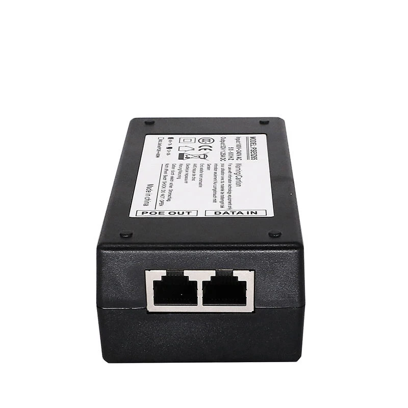 2.5G/10G 멀티 기가비트 POE 인젝터 | 52V 36W/48W 옵션 | 110-240V백신 | 802.3 af/at POE++에 적합