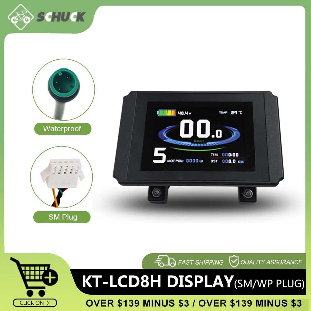 electric-bicycle-24-36-48v-intelligent-kt-lcd8h-colorful-display-e-bike-lcd-control-panel-sm-waterproof-plug-accessories