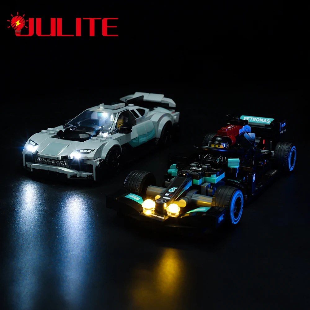 Kit Luci A Led Per Speed Champions 76909 Mercedes Amg F1 W12 E Performance & Project One Race Car Giocattoli Fai Da Te Blocchi Non Inclusi