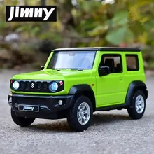 

1:26 SUZUKI Jimny Alloy Automobile Model Die Casting Metal Simulation Children's Acousto-optic Toy Off-road Vehicle Decoration