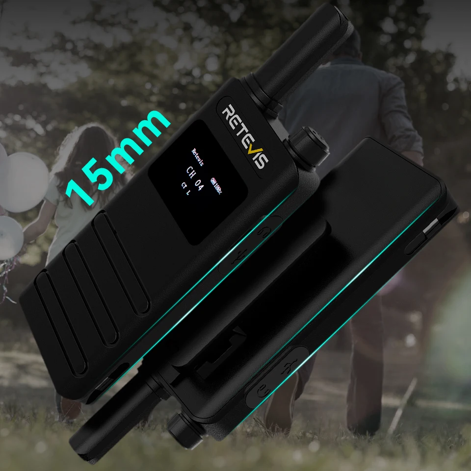 Walkie-Talkie Retevis B63S PMR446 - Ricetrasmittenti Professionali Con Schermo LCD E VOX