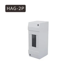 Compact ABS Circuit Breaker Protection Enclosure for Electrical Distribution (HGII - 2P)