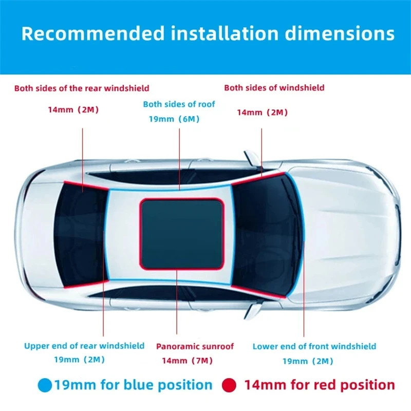 Rubber Seal Strip Car Rubber Seals Edge Sealing Strips Auto Roof Windshield Window Seals for Auto