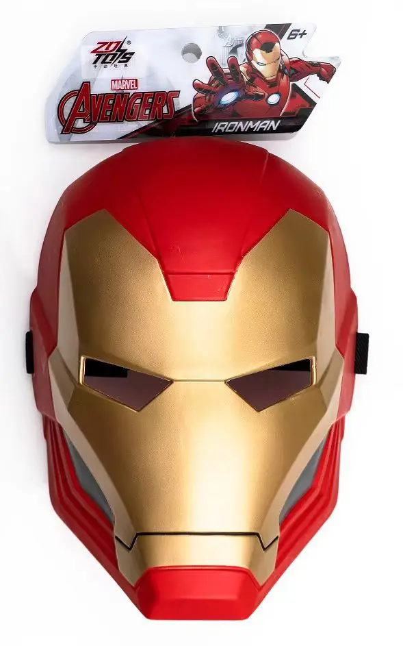 thumbnail image 1 of Máscara de superhéroe de Los Vengadores de Marvel, Spiderman, Hulk, Iron Man, Wolverine, Capitán América, máscara de cosplay para niños, juguete de regalo de Halloween para niños, 1 of 5