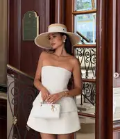 Summer straw hat black edging French elegant ladies seaside travel sun hat Hepburn style wide brim straw hat  кепка женская - Image 3