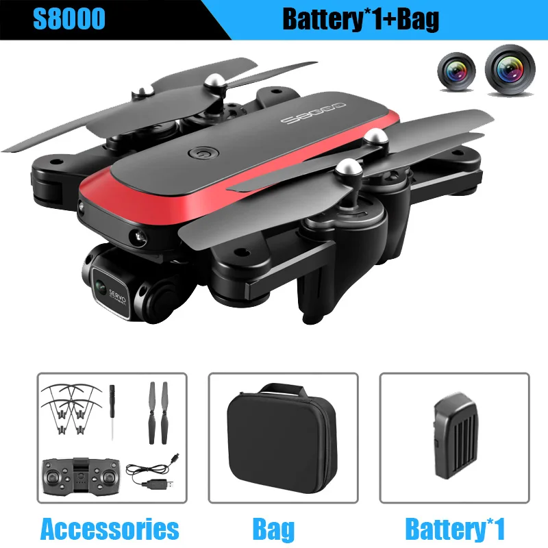 explorers 4ch remote control quadcopter S8000 Drone 4K Dual Camera Optical Flow Positioning Professional Aerial Photography Folding Gimbal Flight 50X Zoom RC Quadcopter RC Quadcopter near me RC Quadcopter