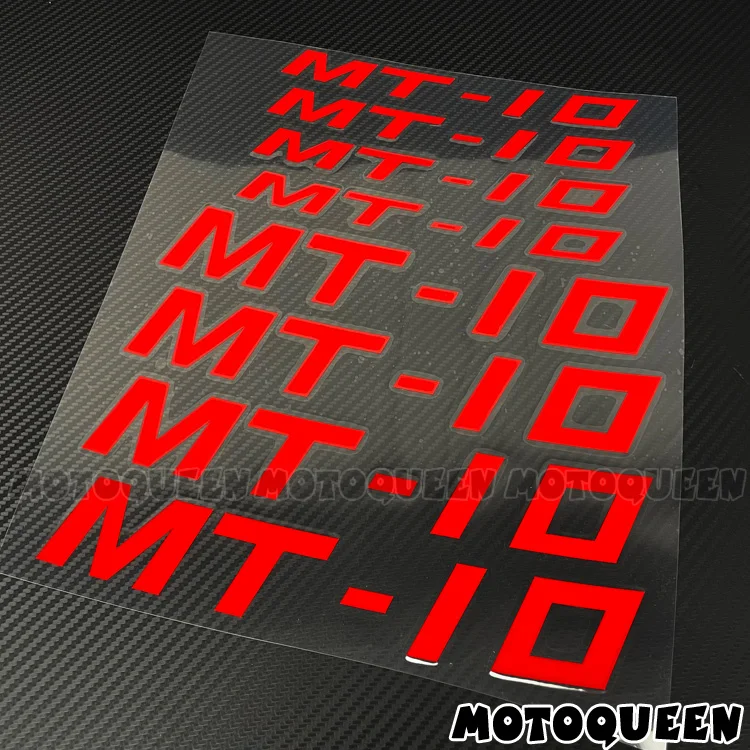 

8X Custom Motorcycle Front Rear Iner Wheel Rims Tire Decals Waterproof Reflective Stripe Stickers For Yamaha MT 10 MT10