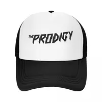 The Prodigy Logo Mesh Baseball Caps Adult curved Trucker Worker Cap Band Hats Adjustable Racing Cap Summer Trucker Caps 1