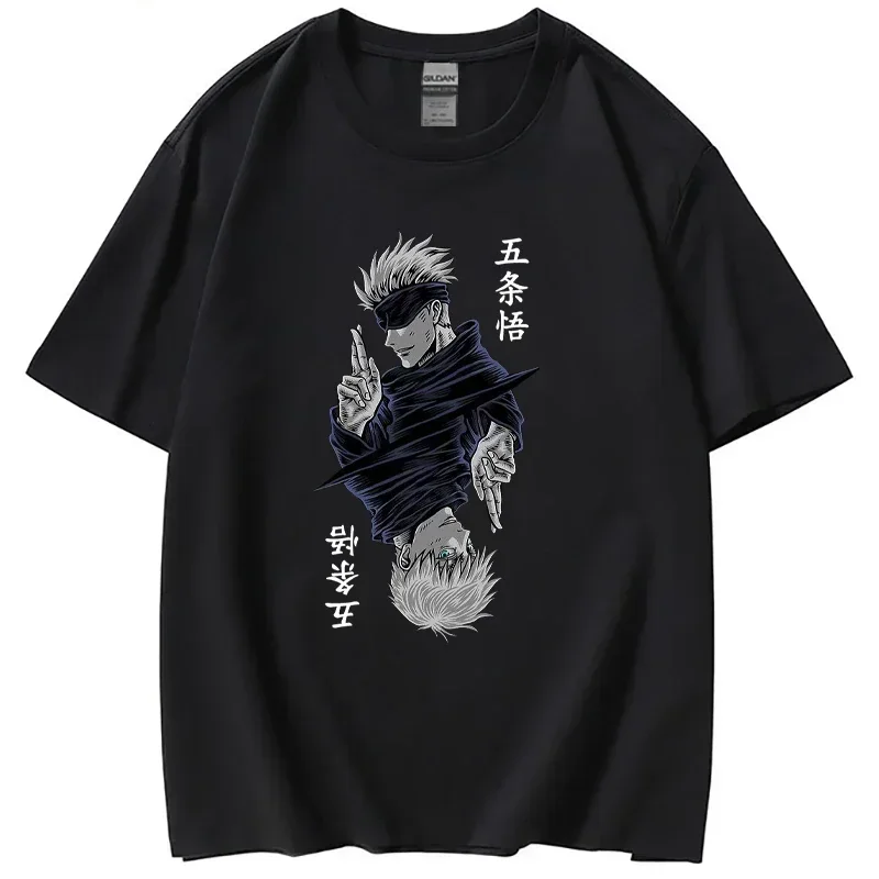 Jujutsu Kaisen Satoru Gojo Print Fashion Hot Summer Casual Top Men Womens Summer T-Shirt Street Women's T-shirt Clothing 2