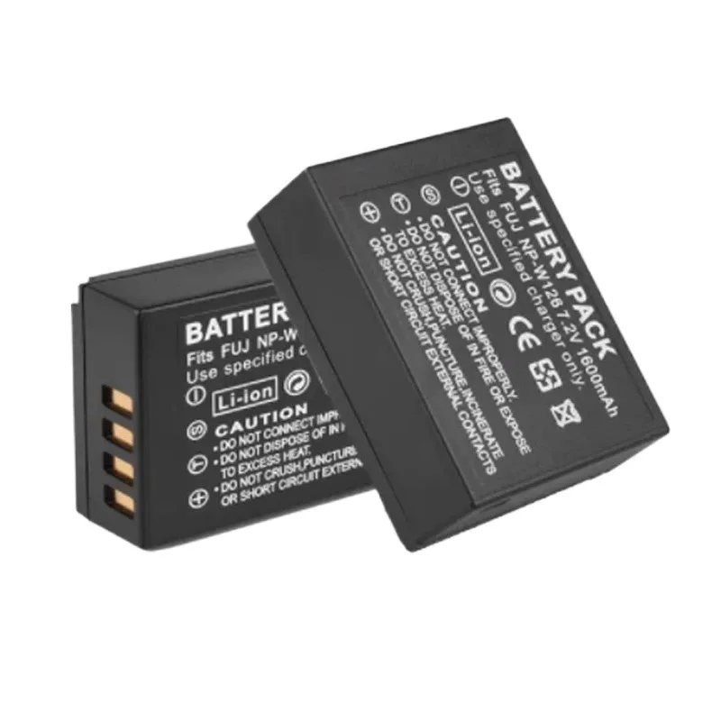 NP-W126S 7.2V 1260mAh for Fujifilm X-H1 X-PRO3 X-PRO2 X-T3 X-T2 X-T30 Camera Bat