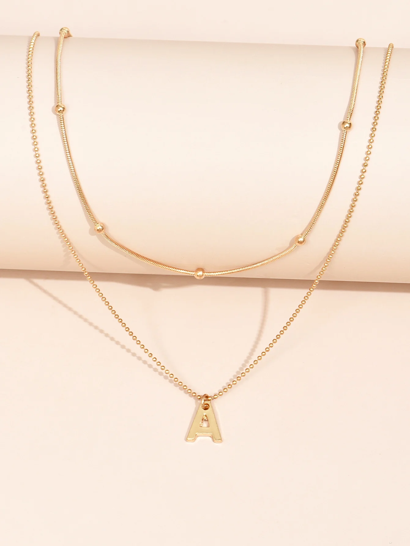 Hot Classic A Initial Letter Pendant Necklace Women Simple Stainless Steel Chain Necklace For Women Jewelry Gift Hot Classic A Initial Letter Pendant Necklace Women Simple Stainless Steel Chain Necklace For Women Jewelry Gift