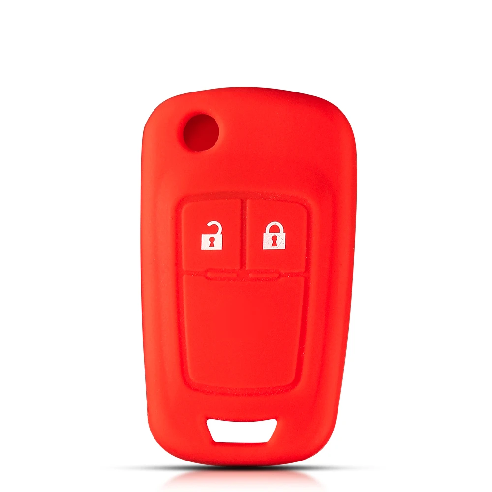 Silicone Car Remote Key Cover Case 2 Buttons For Chevrolet Chevry Cruze Sedan Hatchback Malibu Trax Aveo 2009-2015 key case cover key case car key shell