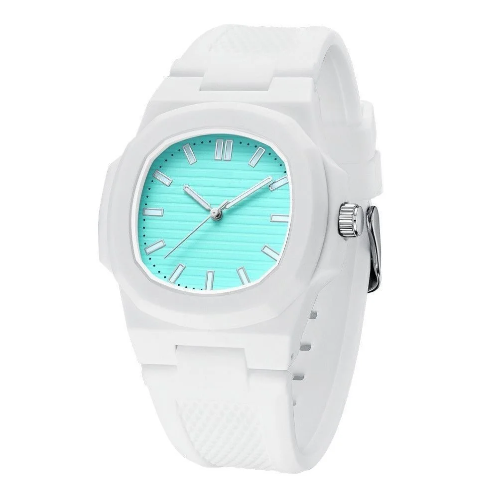 Men Women Watch Classic Orologio Simple Couple Black White Silicone Strap Reloj Quartz Wristwatch Male Man Fashion Ladies Clock