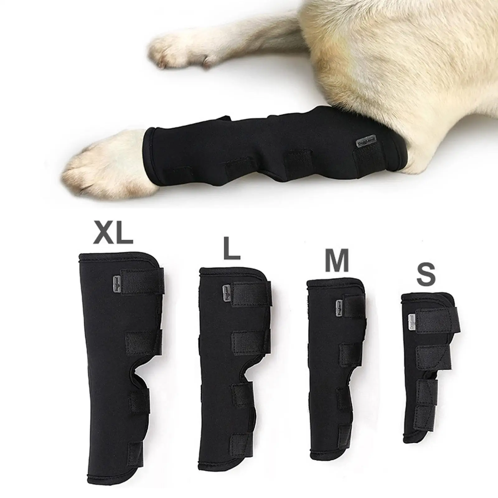개 지지대 다리 버팀대, 반려동물 팔꿈치 무릎 패드, 염좌용 손목 보호대