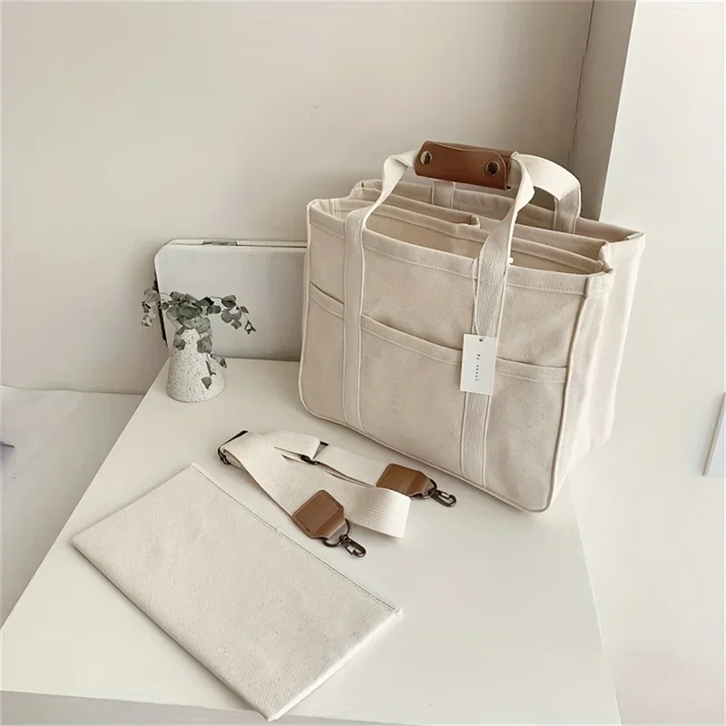 

XXXXX Stylish Multifunctional Ladies Tote Bag Large Capacity Mother and Baby Shoulder Cross-body Canvas Bags