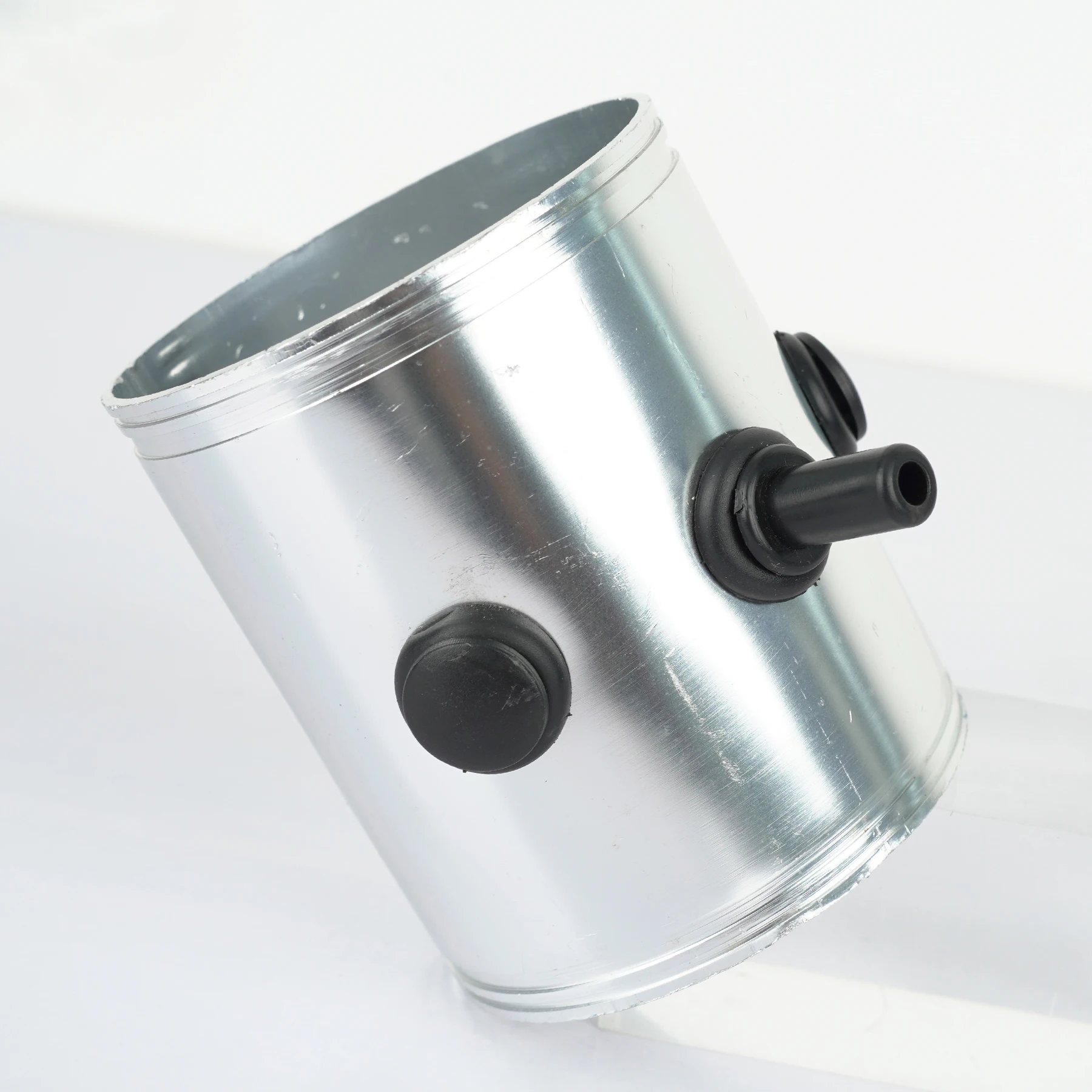 Kaltluftansaugrohr Silber Adapter für 76 mm 3 Zoll Aluminiumrohr EGR Vakuumschlauch mit 3 Löchern Universal Auto Motorsystem Turbo – Detail 6