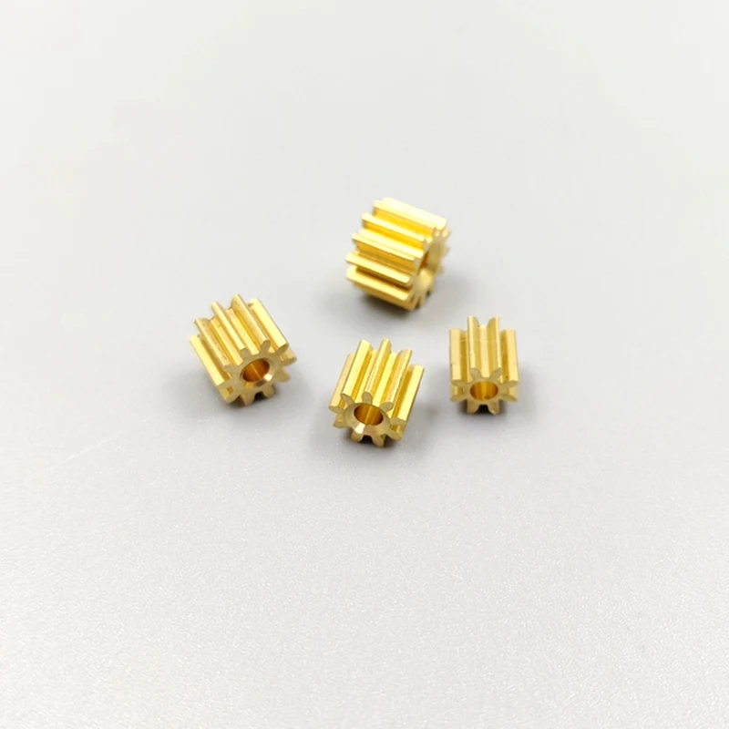 Electric Bike Gear Motor Gear Transmission Gear Industrial Drive Sprocket Electric Chain Saw Gear Cassette Deck Tape Gear 0.3M Modulus Metal Copper Gear 8T 9T 10T 11T 12T 13T 14T 15T 16T 18T Teeth Motor Spindle Gearwheel Fit 1mm 1.5mm 2mm Shaft