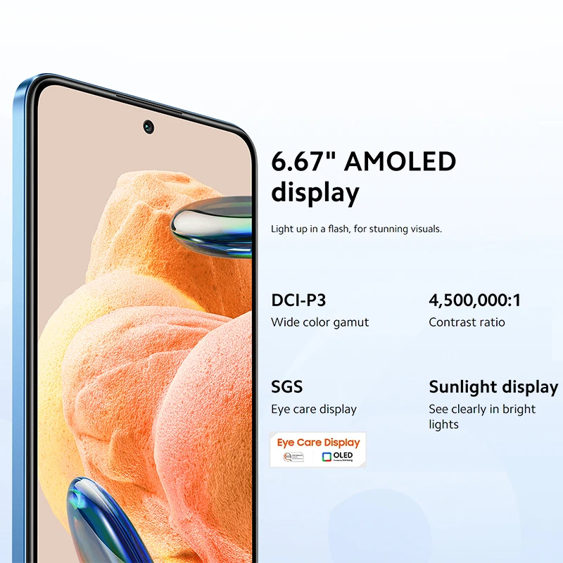 Xiaomi Redmi Note 12 Pro - Écran AMOLED 120Hz, Batterie 5000mAh