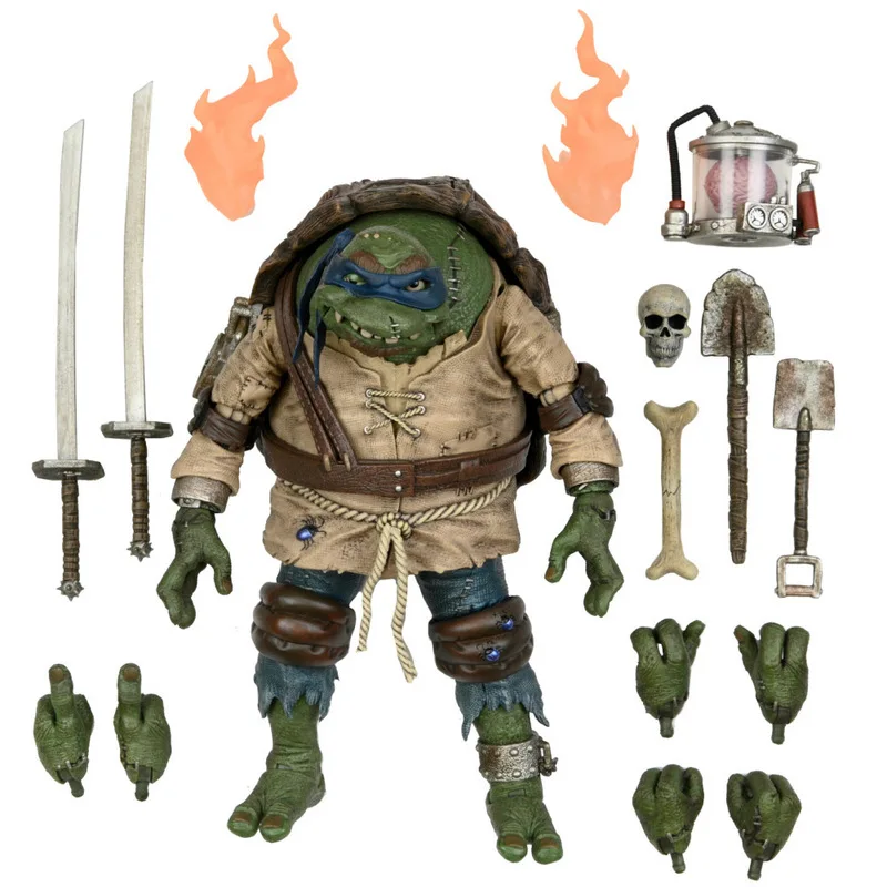

Neca Tmnt Figurine Teenage Mutant Ninja Turtles Idw Comics Science Weird Leonardo 7 Inch Action Figure Toy