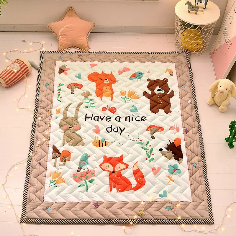 

New Cotton Non-Slip Climbing Pad Baby Crawling Mat Thickened Multifunctional Floor Mat Living Room Carpet
