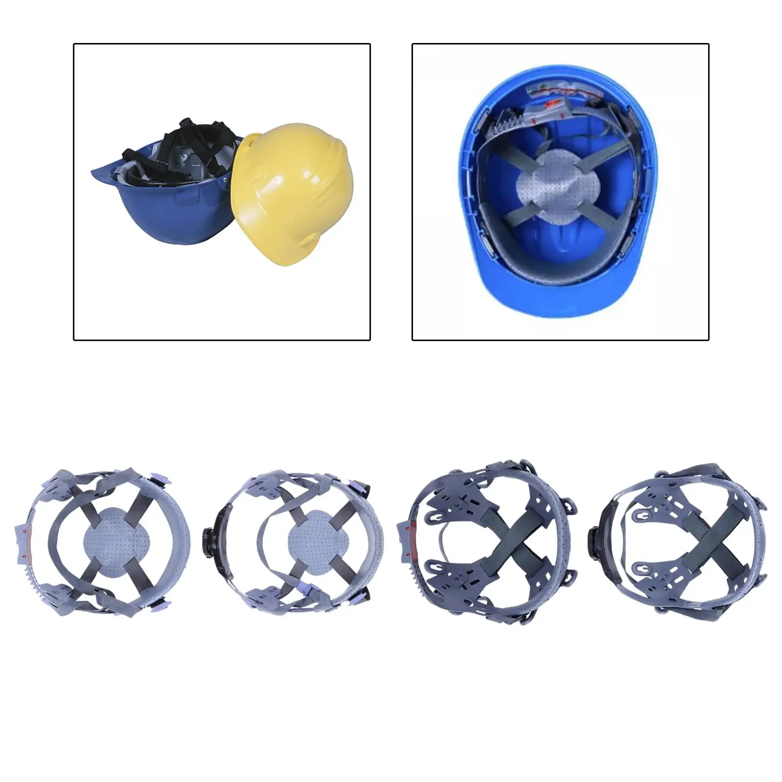 Safety Helmet Hard Hat Suspension Bumpsproof Attachment Bruisesproof Head Protection Adjustable Hard Hat Shell Insert Lightweight Hats Safety
