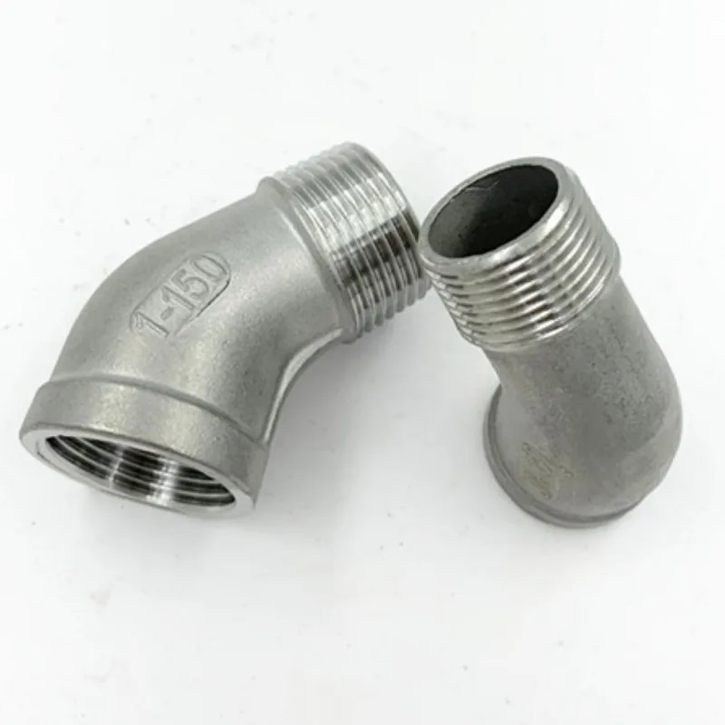 1/4" 3/8" 1/2" 3/4" 1" 1-1/4" 1-1/2" 2" BSP Female To Male 45 Degree Elbow Connector Coupler 304 Stainless Pipe Fitting