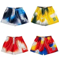 BUCKETSQUAD Summer Mesh Basketball Shorts Men Quick Drying Loose Sports short pants Casual Trend Running Beach shorts men's 1
