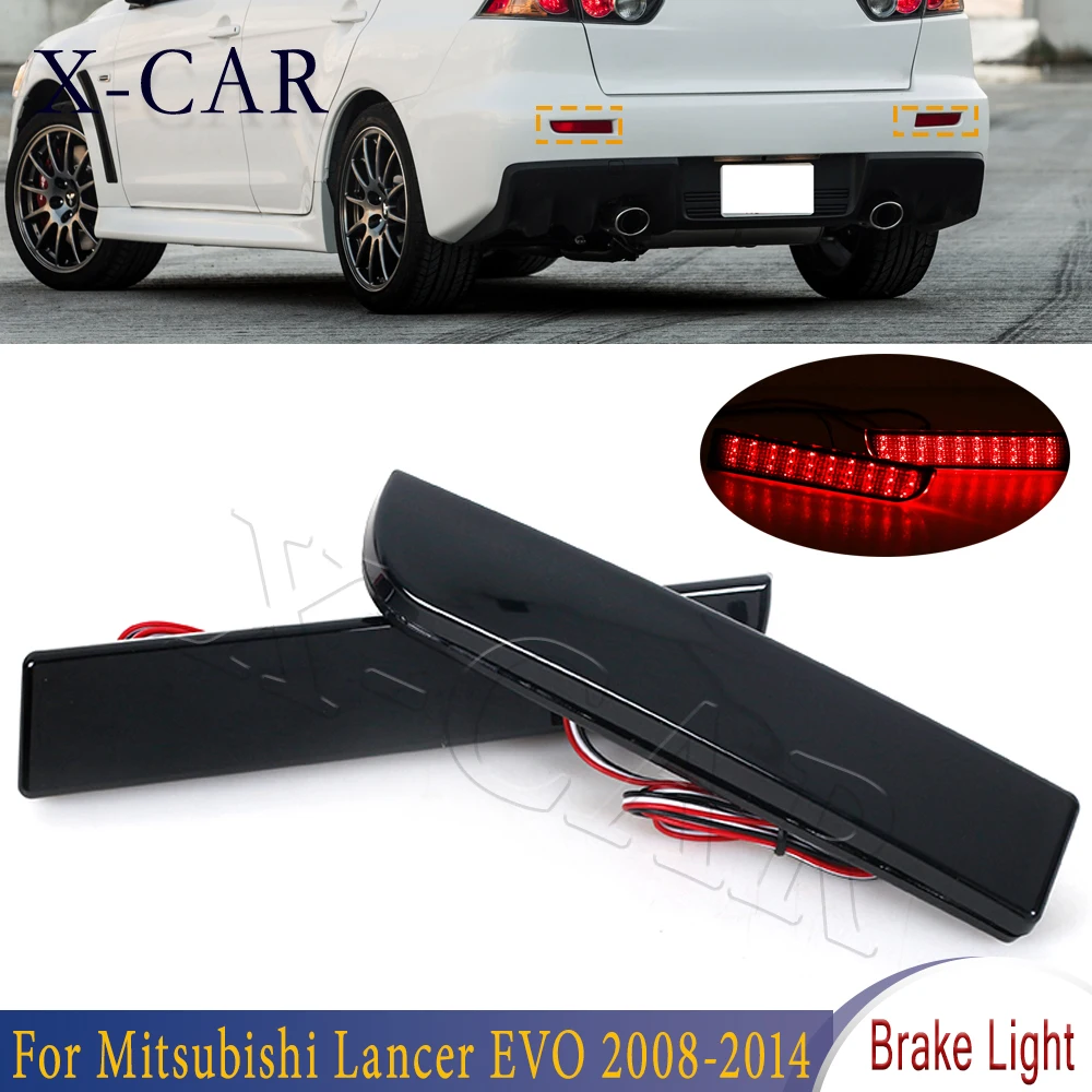 Фонарь стоп-сигнала со светодиодным отражателем для Mitsubishi Lancer EVO 2008-2014/Evolution X CZ4A/Outlander Sport RVR