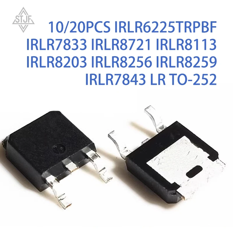 Pack of 10/20 TO-252 N-Channel Power MOSFET Transistors