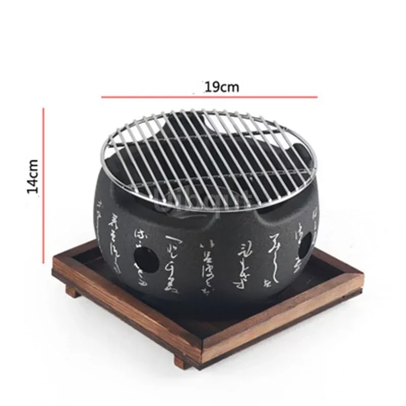 Portable Japanese Korean Bbq Grill Aluminium Alloy Indoor Outdoor