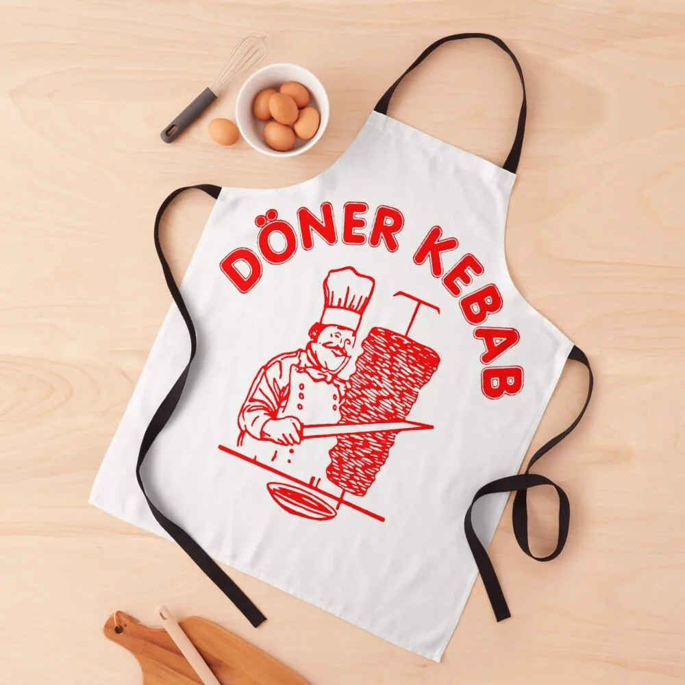 

Doner Kebab Original 1 Apron For Kitchen Women Kitchen New 2022 Year Apron
