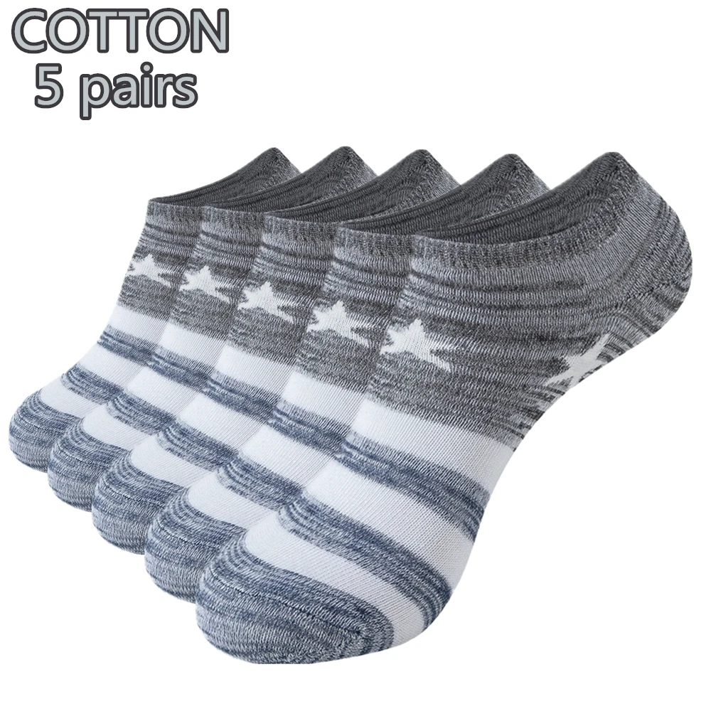 

5 Pairs High Quality Men Ankle Socks Breathable Cotton Sports Socks Mesh Casual Athletic Summer Thin Cut Short Sokken Plus Size