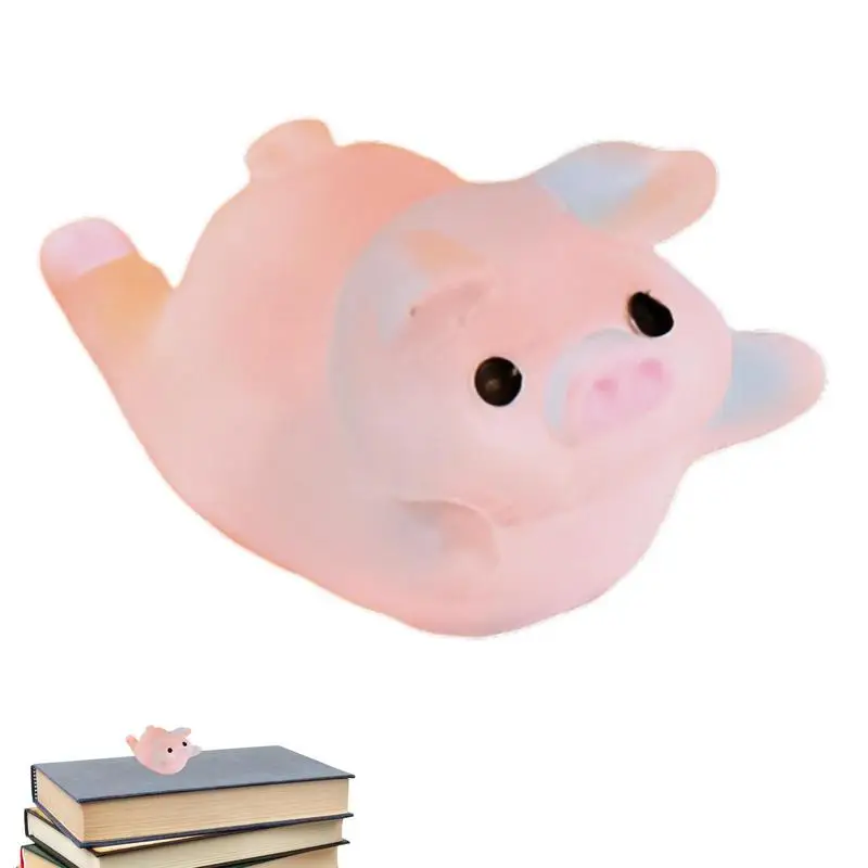 Tiny Pig Cute Tiny Pig Piante In Vaso Decorazione Fairy Garden Landscape Dollhouse Car Ornament Piante In Vaso Decor Charm Fai Da Te Per