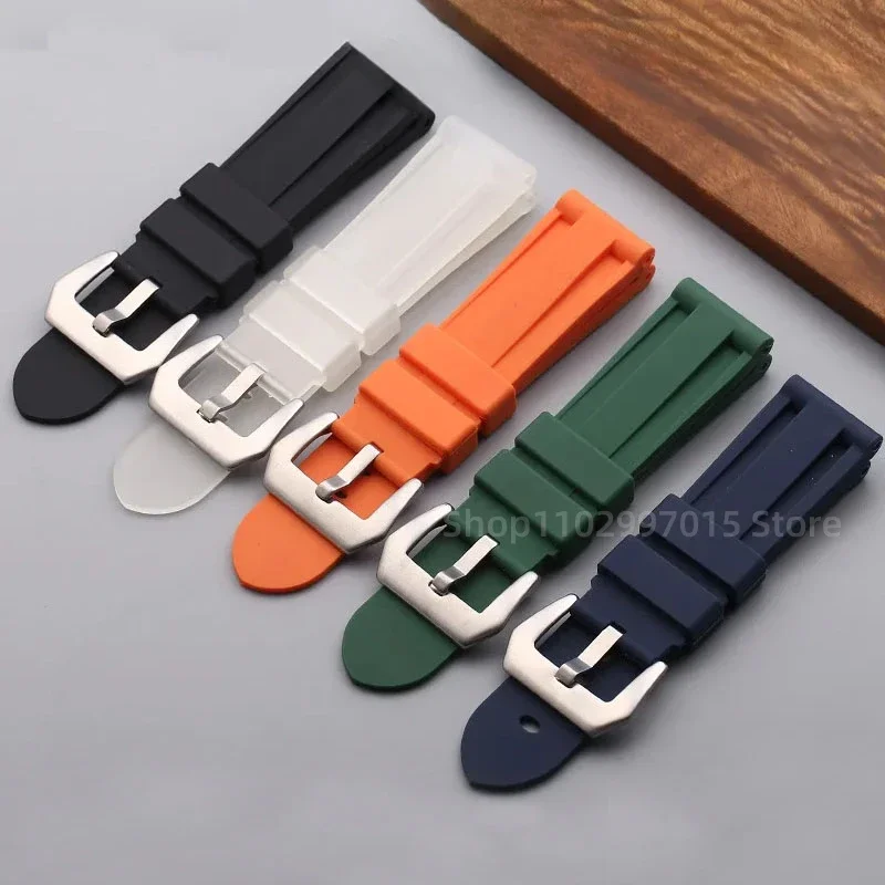 Cinturino in Silicone per cinturino Panerai PAM 20mm 22mm 24mm 26mm